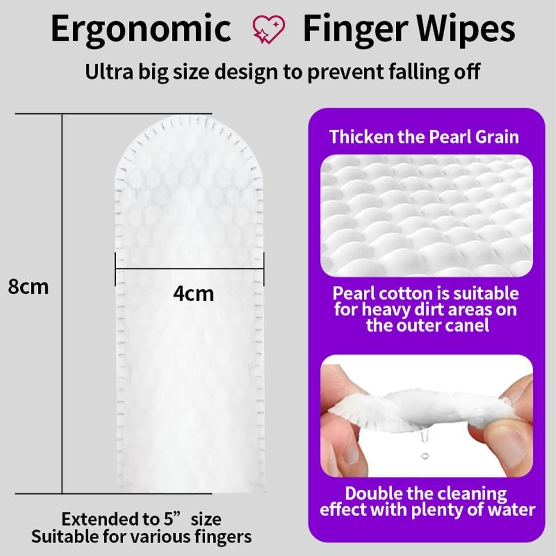 Disposable Dental Finger Wipes For Pets