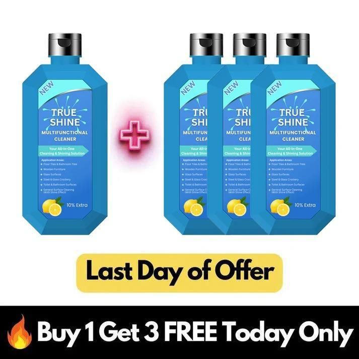 True Shine Multifunctional Cleaner (Pack of 4) 250ml Each